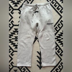 💯 Authentic Fear of God Oatmeal Sweatpants Relaxed Fit Cotton Blend